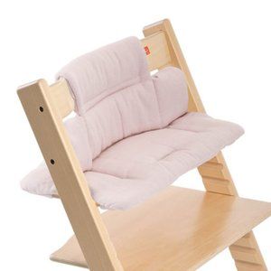 Stokke Tripp Trapp high chair cushion (pink tweed) this fabric is SOLD OUT get i